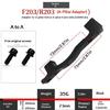 Light Weight Aluminum Alloy Front Rear Mountain Bikes Disc Brake Adapter 160mm To 180/203mm Bikes Brake Calipers Adapter