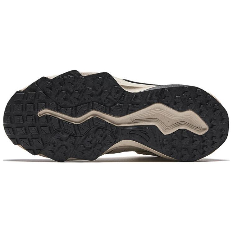 Anta Jumping Ridge Trendy Comfortable Versatile Non-Slip Warm High-Top Casual Shoes Women Casual Shoes Beige Black 122518965-4