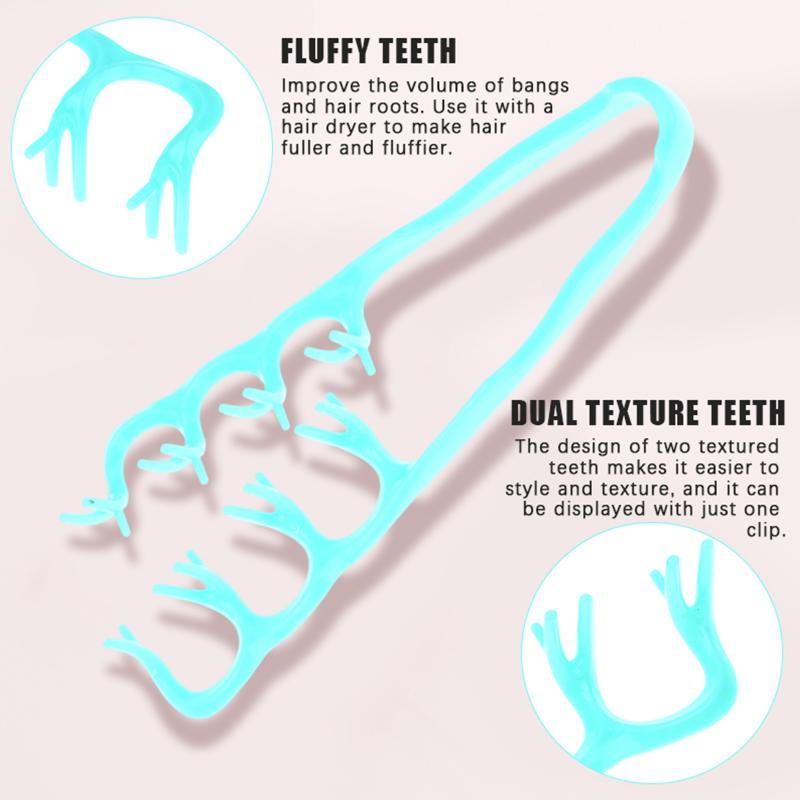1Pcs Volumizing Wide-Tooth Hair Styling Comb Curling Tools Fluffy Texture For Men Ideal For All Hair Types Hairstyling Tools