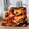 3D Phoenix Printed Blanket Flannel Warm Blankets Soft and Comfortable Blanket Bed Linings Cubre Cama Birthday Gift