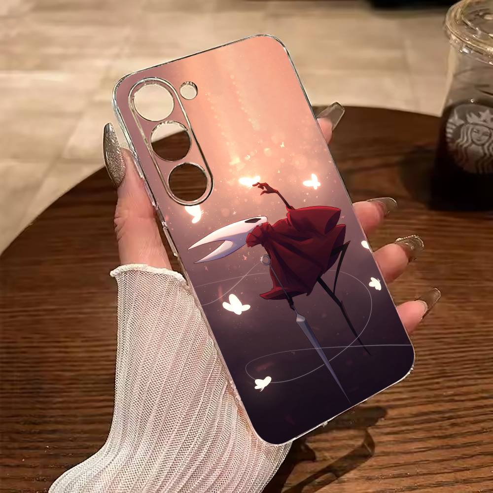 

H-Hollow- K-Knight -S-Silksong Clear Phone Case for Samsung Galaxy A71, A70, A52, A51, A40, A30 Samsung a31