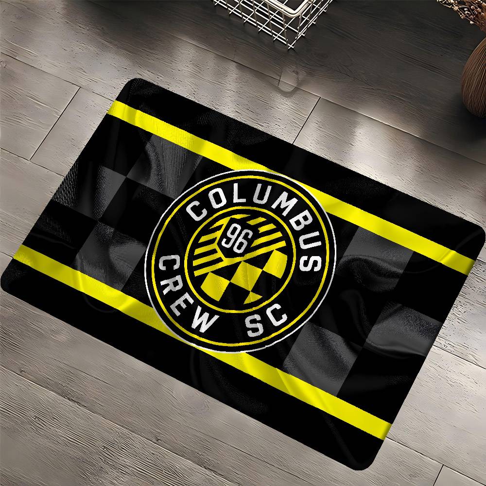 C-Columbus Crew SC Bathroom Mat Anti-slip Absorb Water Long Strip Cushion Bedroon Mat Welcome Doormat 40x60 cm