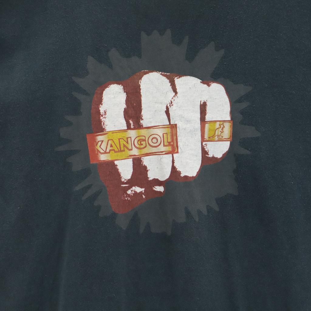 KANGOL Hecho en Japón Camiseta de manga corta XXL carbón Biggs para hombre Usado