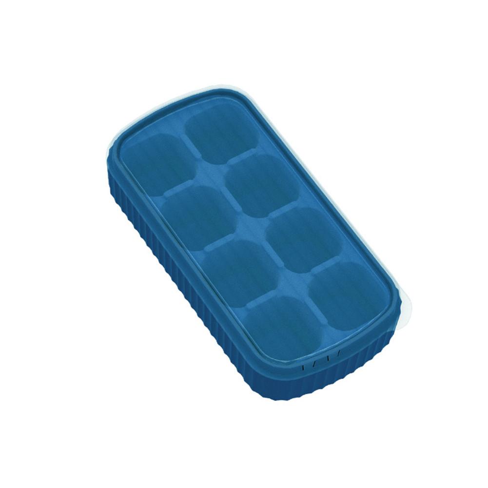 Household Silicone Ice Cube Mold With Dustproof Cover Ice Cube Tray Fruit Ice Cream Mould