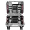 20-Piece 3/8 Extended Metric & Imperial Hex Socket Screwdriver Set with Mid-Fly Internal Hex Bits & Wrench Tools
