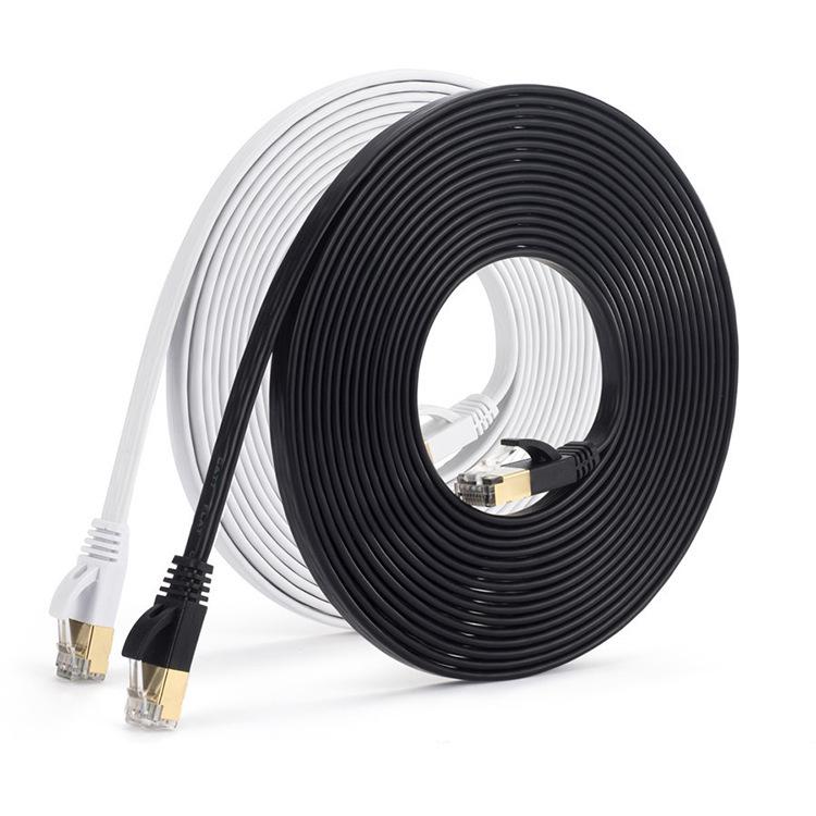 Cavo di Rete Gigabit Cat6/Cat7 Schermato ad Alta Velocità, Rame Privo di Ossigeno