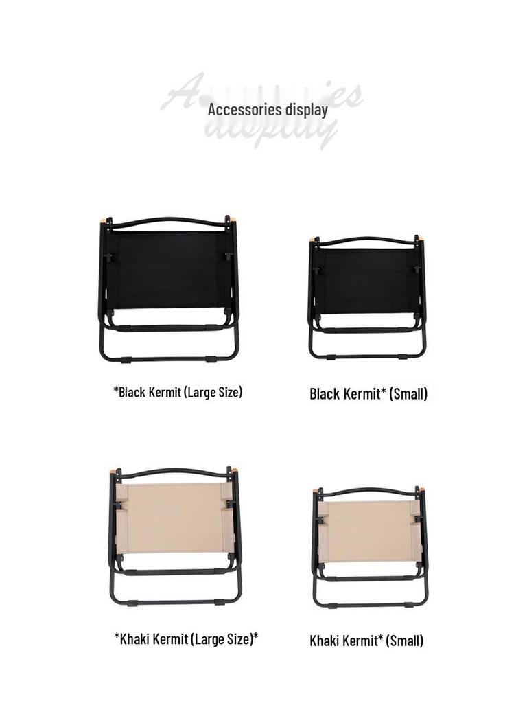 Mountain Guest Portable Kermit Chair: Camping, Fishing & Beach Folding Stool with Backrest