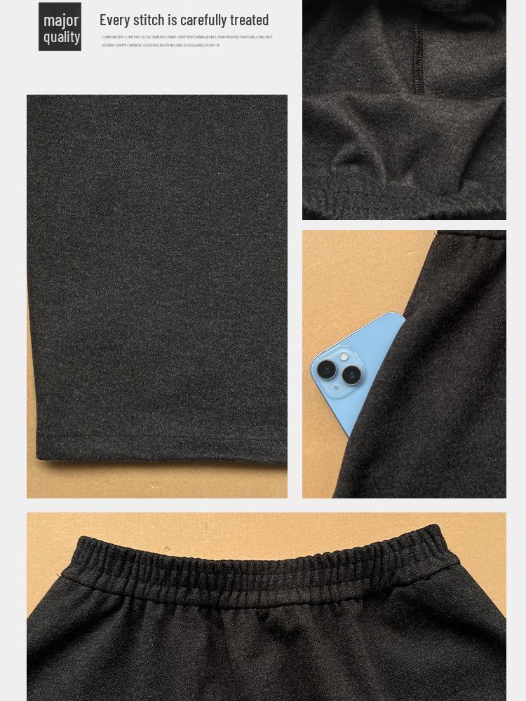 Gray Wool Blend High Waist A-Line Skirt for Women - Petite & Plus Sizes, Autumn/Winter 2025 Collection.
