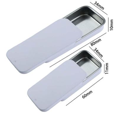 Portable Storage Box Solid  Jewelry Candy Case Home Organizer Tinplate Push Case Mini Eyebrow Soap Box Mini Iron Box