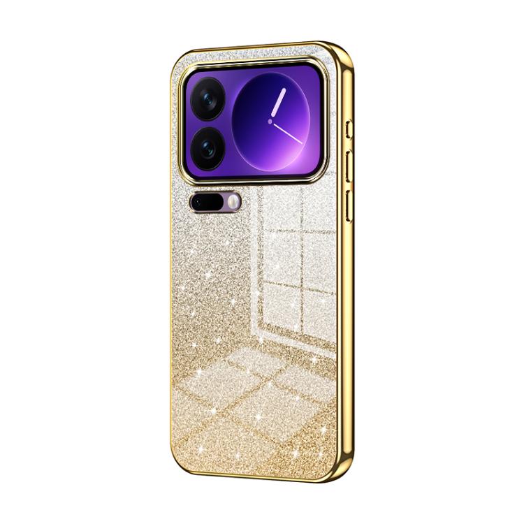 Gradient Glitter Powder Electroplated Phone Case