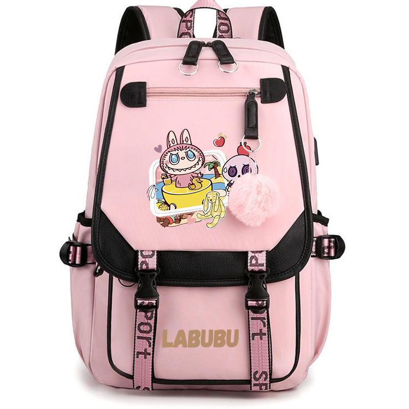 2024 New Labubu Labubu Primary School Schoolbag Boys 1236 Grade Boys Children Backpack
