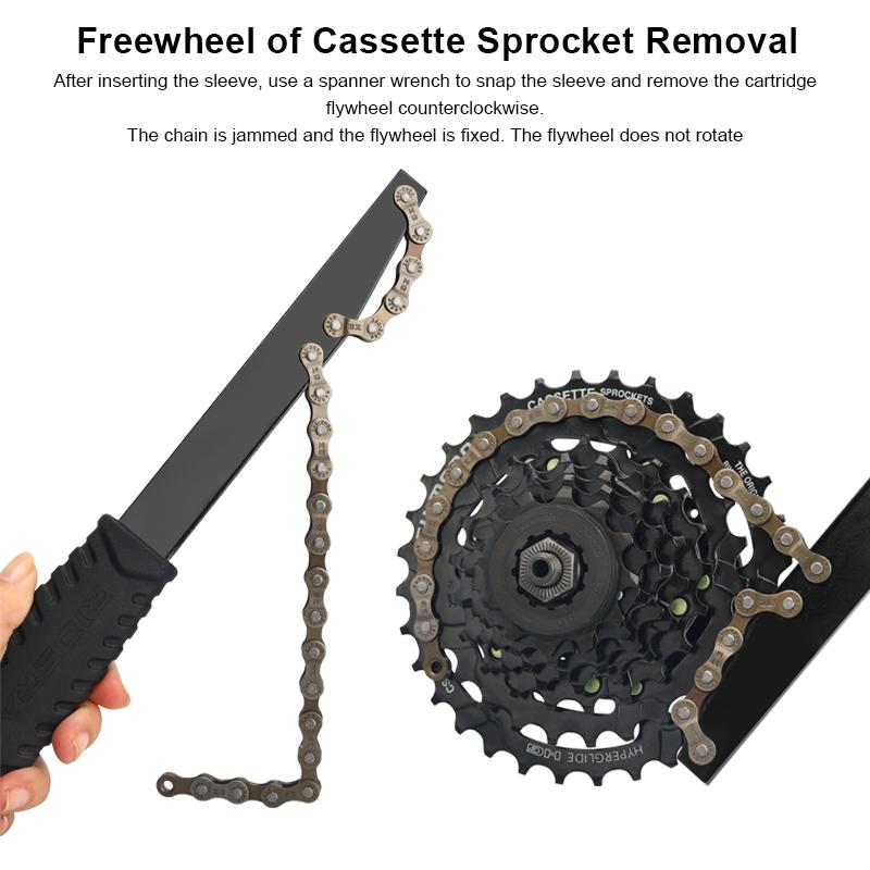 Bicycle Cassette Flywheel Remover Sprocket Extractor Bike Upgrade Rotor Lockring Removal Wrench Chain Whip Repair Tools