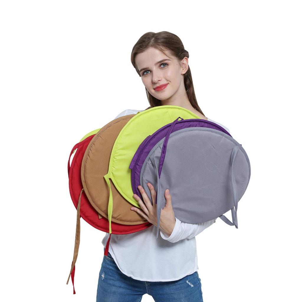 Colorful Indoor/Outdoor Chair Cushion Round Cushion Garden Terrace Mat - Diameter 38 Cm, Garden Furniture Mat, Round Seat Garden Mat