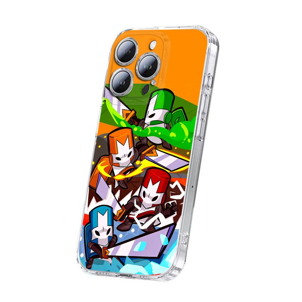 

For Castle Crashers Phone Case iPhone 12,16,11,14,13,17,15 Plus,Pro,Max,Plus,E,Air,Mini Transparent Cover iPhone11