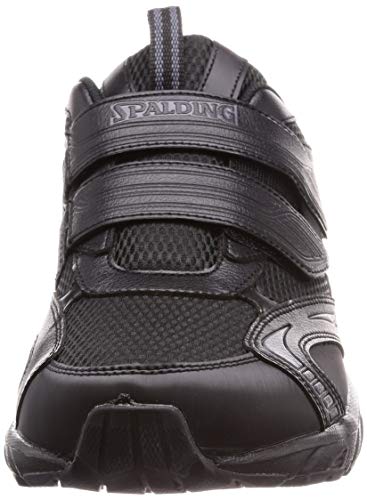 Spalding JIN 3480 Men's 5E Wide Walking Sneakers, Water-Repellent, Size 26.5cm, Black
