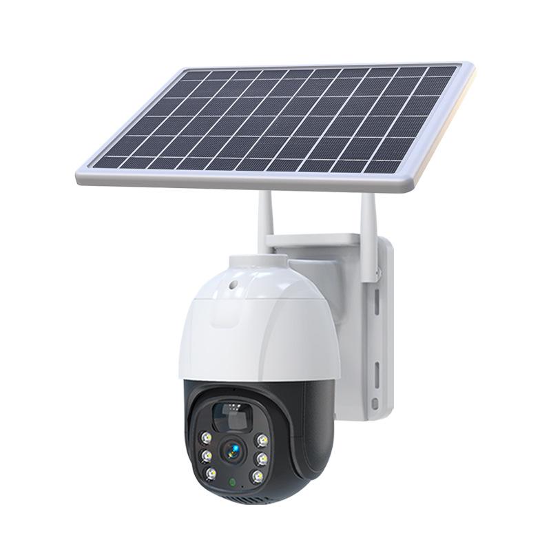 

4G Сонячна PTZ Купольна WiFi Камера з Повнокольоровим Нічним Баченням та HD Віддаленим Моніторингом