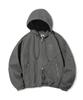 Cgp (Women) Washed Cotton Zip-Up Hoodie_Charcoal