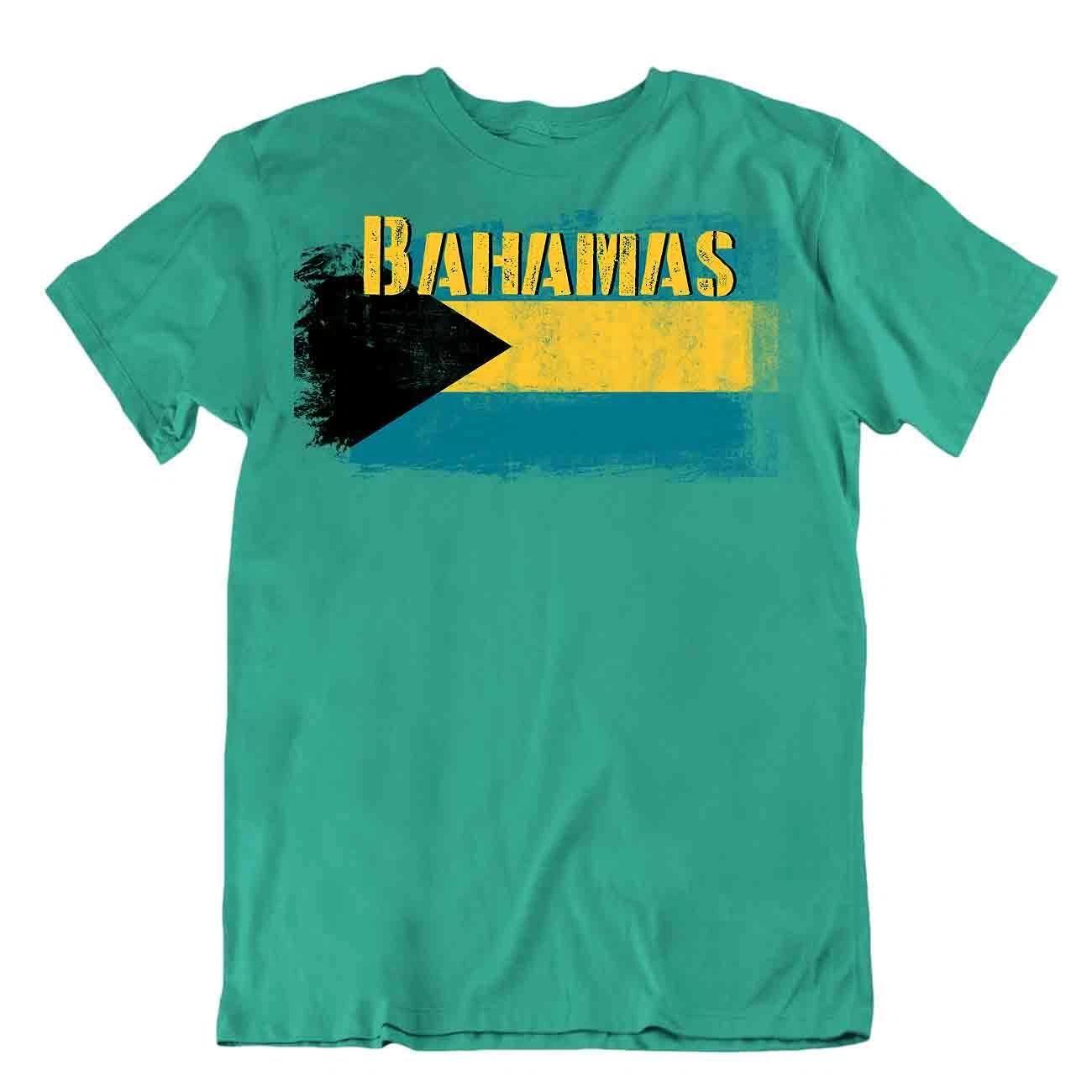 The Bahamas flag Tshirt T-shirt Tee top city map Archipelago sun and sea TRICOT 2XL