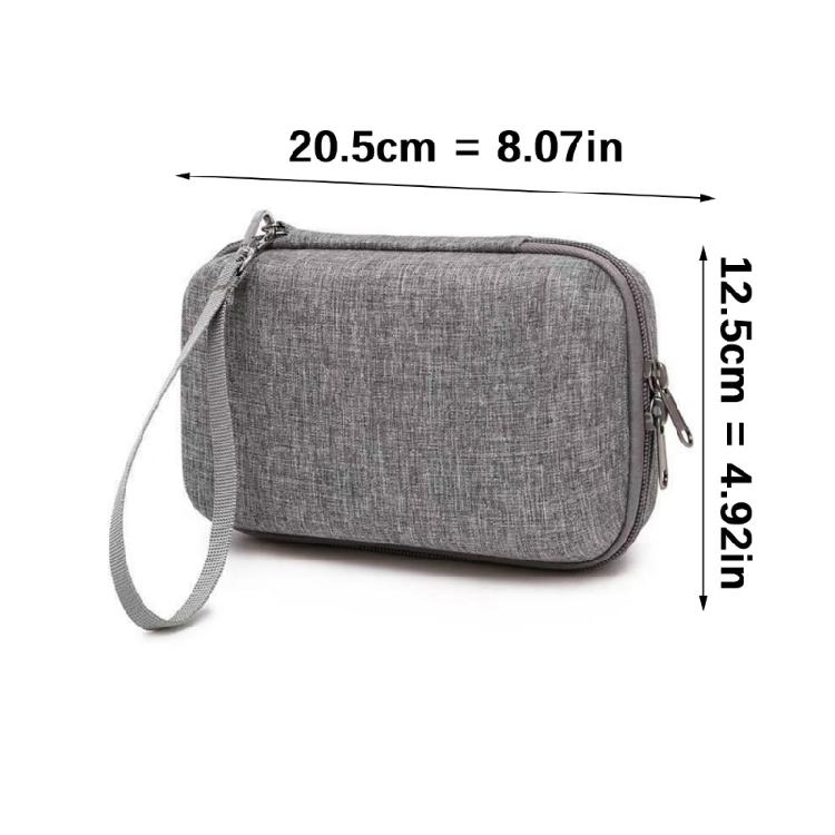 Lightweight Gimbals Organiser Case Shock Resistant Storage Bag with Internal Storage Pocket For OM5 OM6 OM7 Gray
