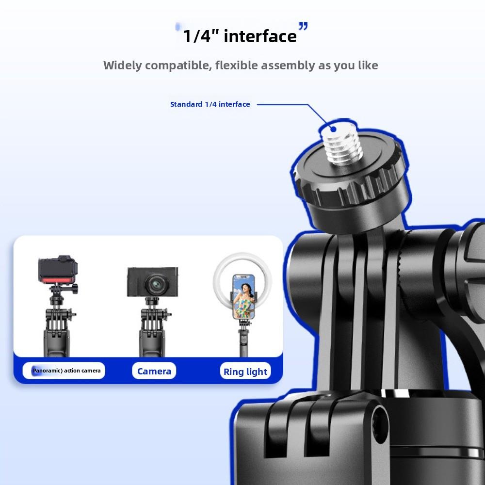 360° Rotating Bluetooth Selfie Stick Portable Selfie Stick Tripod  Vlog Photography