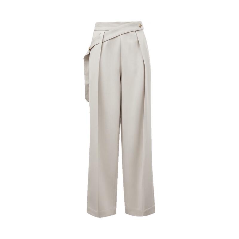 ONLY Women's 2024 Spring High-Waist Wide-Leg Casual Pants