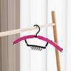 4 Pieces Plastic 3-in-1 Clothes Drying Rack Windproof Hanging Shoe Drying Rack Save Space Anti-slip Folding Clothes Hanger