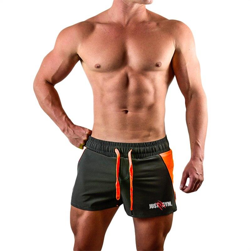 Muscleguys American Fitness Schnelltrocknende Sommer-Sportshorts Herren Laufen Atmungsaktiv Dreipunkt-Hose Nicht knielang Basketballhose