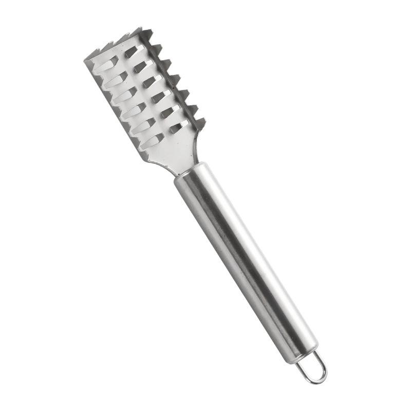 

Бритва для чистки рыбьей чешуи, инструмент из нержавеющей стали для удаления рыбьей чешуи и потрошения рыбы, кухонный гаджет для чистки чешуи