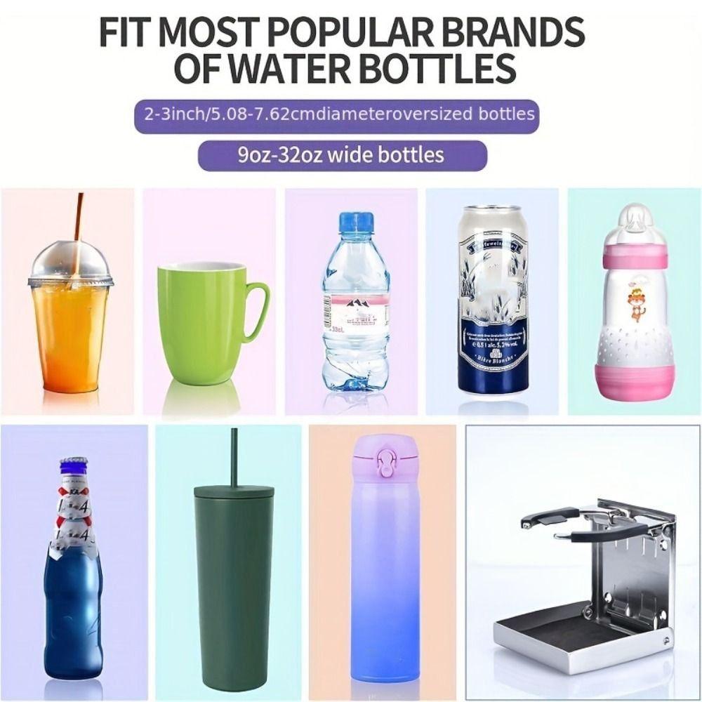 Adjustable Stainless Steel Bottle Holder Rust-proof Drink Holder  For Car Marine Boat Truck