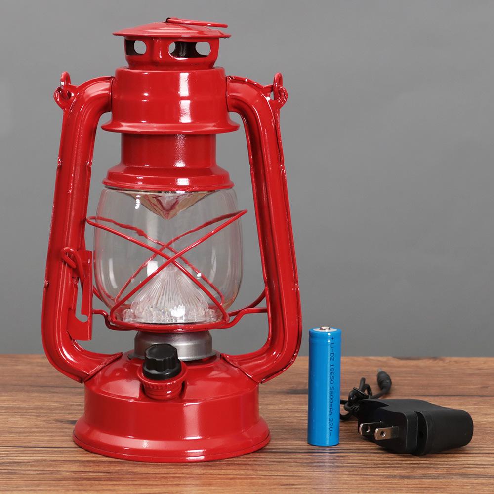 Retro LED Kerosene-Style Outdoor Camping Lantern