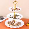 Three-layer Snack Plate Nordic Style Dessert Table Decoration New Cake Tray  for Hotel Living Room