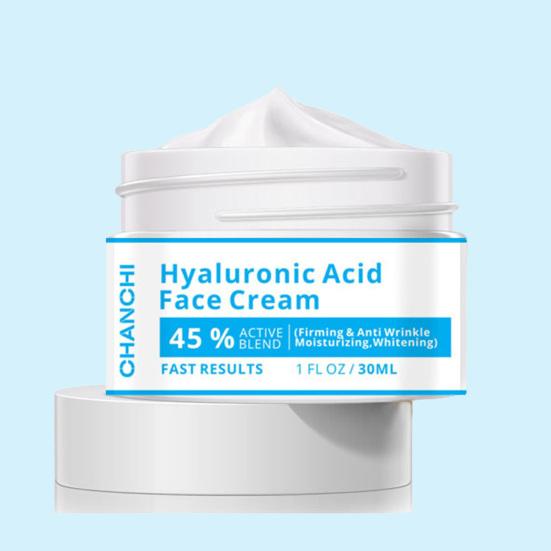 30ml Kyselina hyaluronová Pleťový krém Zpevňující pleť Zlepšuje elasticitu Přírodní extrakt Proti stárnutí Stahuje póry Krém proti vráskám pro ženy