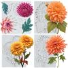 Chrysanthemum Silicone Mold Chrysanthemum Daisy Flower Fondant Molds Cake Decorating Tools Theme Cake Dessert Decorated Chocolate Candy Mold