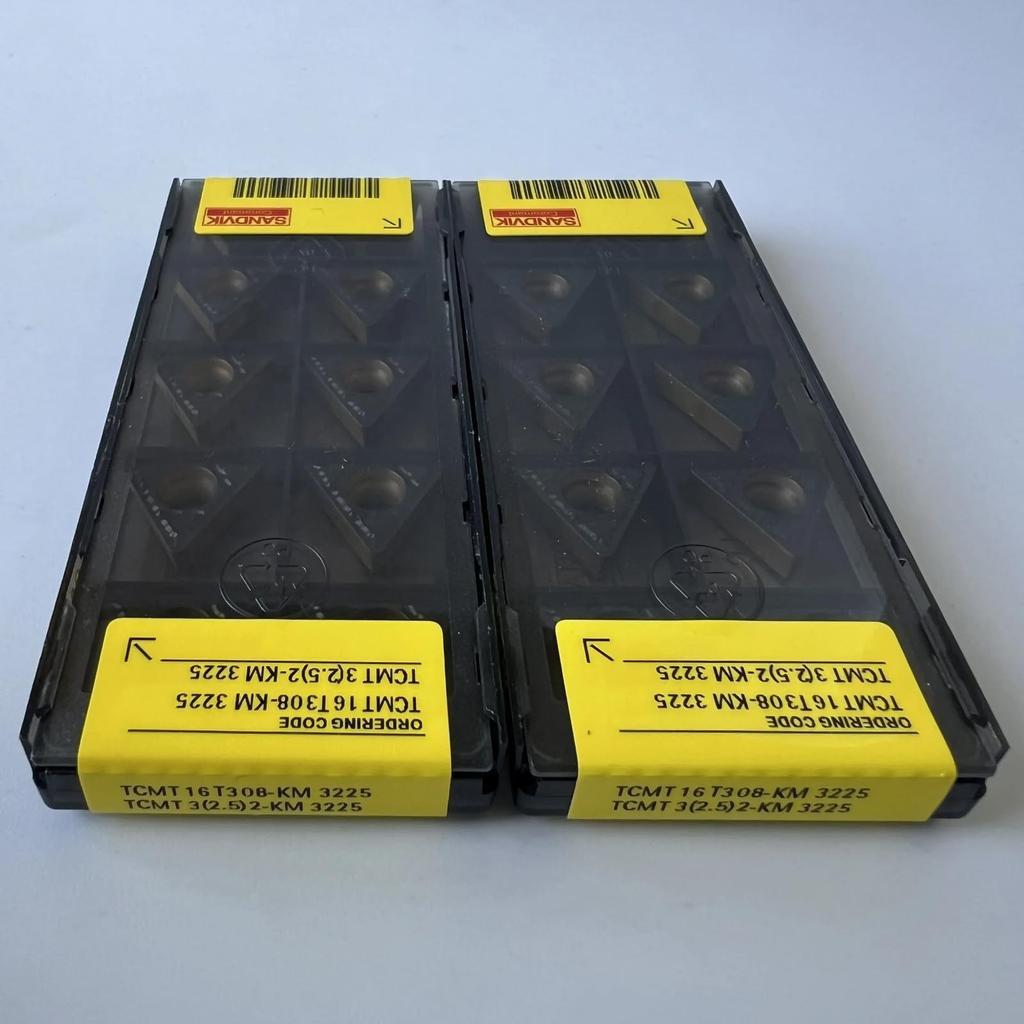 Original Sandvik / TCMT16T308-KM 3225  / CNC lathe carbide blade 10 PCS