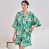 Pajamas, Women's Cartoon Printed Suit, Short Sleeved Shorts, High-end Home Clothes, Worn for External Wear