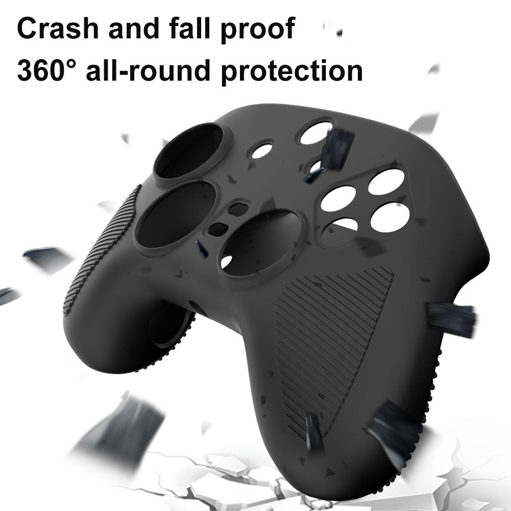 Für Razer Wolverine V3 Pro Gamepad Silikon Schutzhülle Sturzsicher Einfarbige Hülle Kratzfest Vollständige Schutzhülle