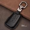 Genuine Leather Car Key Cover for Volkswagen: Fits T-Roc, Teramont, Tiguan, CC, Bora, Golf 7, Golf 6, Lamando.