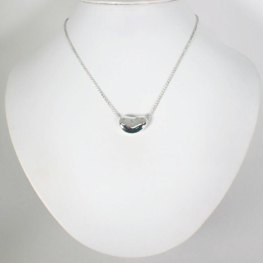 [Used] TIFFANY/Tiffany 925 Bean Pendant/necklace/g460-59