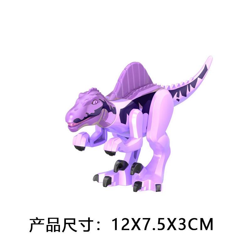 DIY Building Block Spinosaurus Paraceratops Tyrannosaurus Rex Brachiosaurus Triceratops Crested Dragon