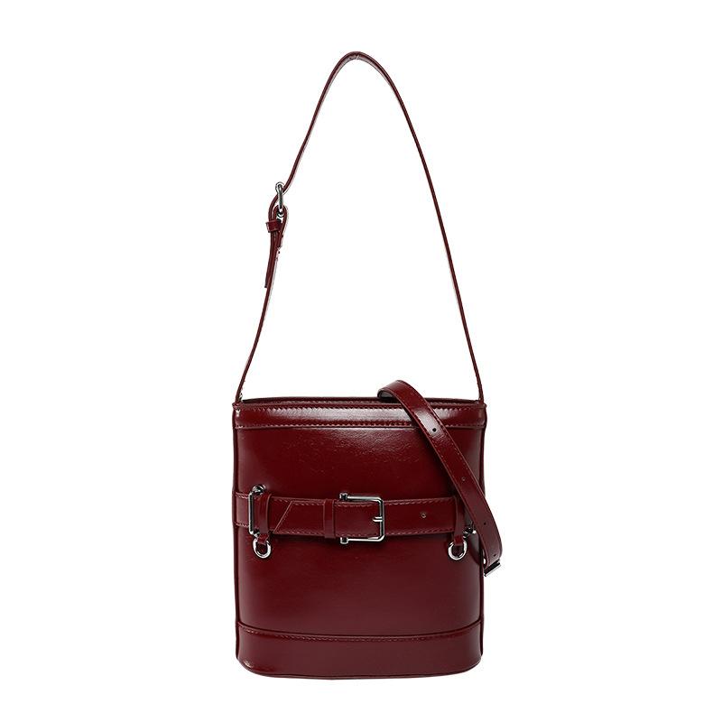 Simple Single-shoulder Bag, Elegant Crossbody Bag, Bucket Bag, Commuter Bag for Women