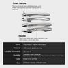For Mitsubishi Eclipse Cross 2018     Chrome Door Handle Cover Trim Car Cap Exterior Styling Accessories Sticker