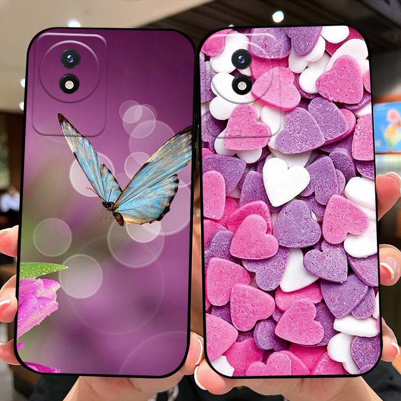 For Vivo Y02 4G Cases Y02A Y02t Y02s Color Printing Silicone TPU Phone Cover For VIVO Y11 2023 4G Bumper V2236A Coque Fundas