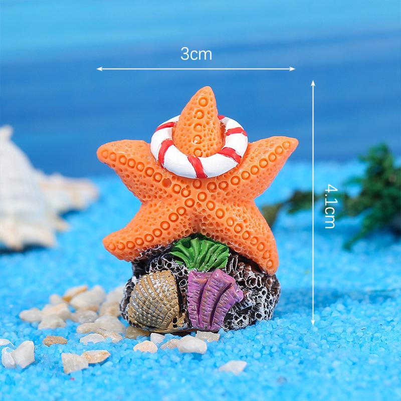Mini pryskyřice simulované korálové řasy akvarijní dekorace řemesla miniaturní figurka ornament pro pohádkovou zahradu mikro krajina