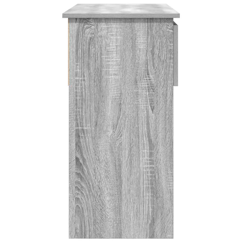 Console Table with Drawers Grey Sonoma 85.5 x 38.5 x 74.5 cm