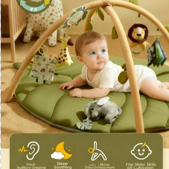 Baby Playpen with Game and Crawling Mat - Early Education Toys for Toddlers