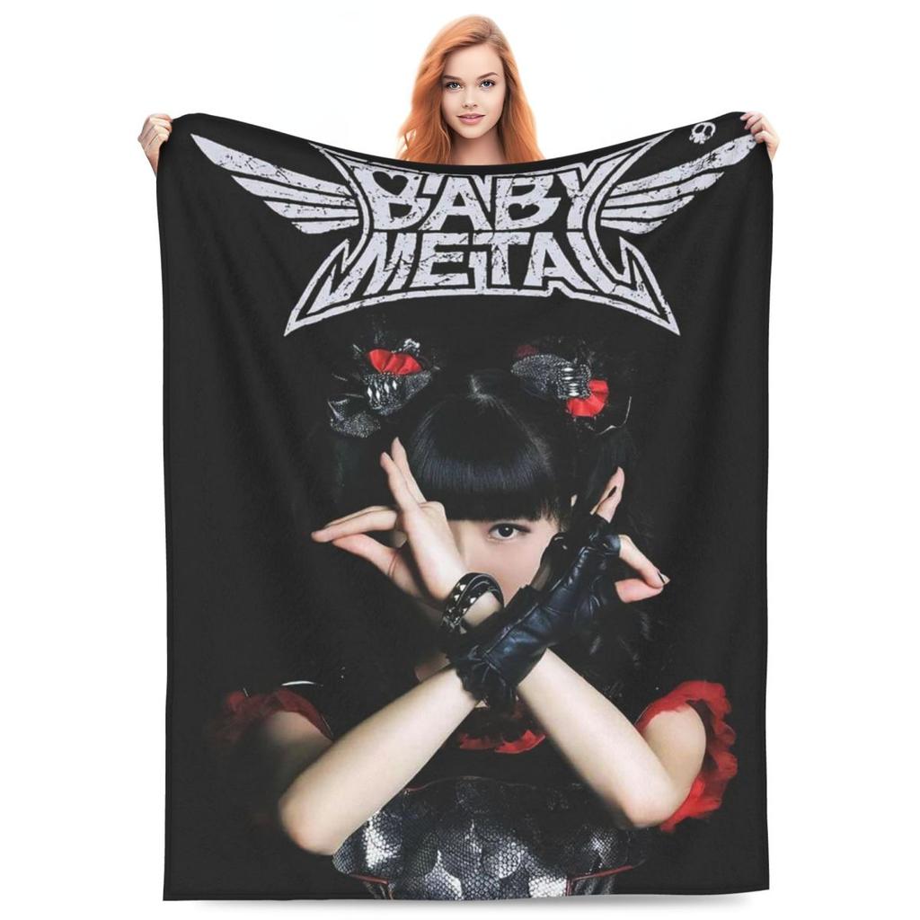 Babymetal Combination Blanket Fleece Sofa Throw Blanket Lightweight Throw Blankets for Couch Bedding Outdoor Throws Bedspread