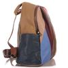 Damen Leder Rucksack im Patchwork-Design
