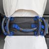 Heavy-Duty Transfer Gait Belt for Seniors with Metal Buckle, Multiple Padded Handles, Adjustable Patient Assist Belt Fit Waist 32-53 inch