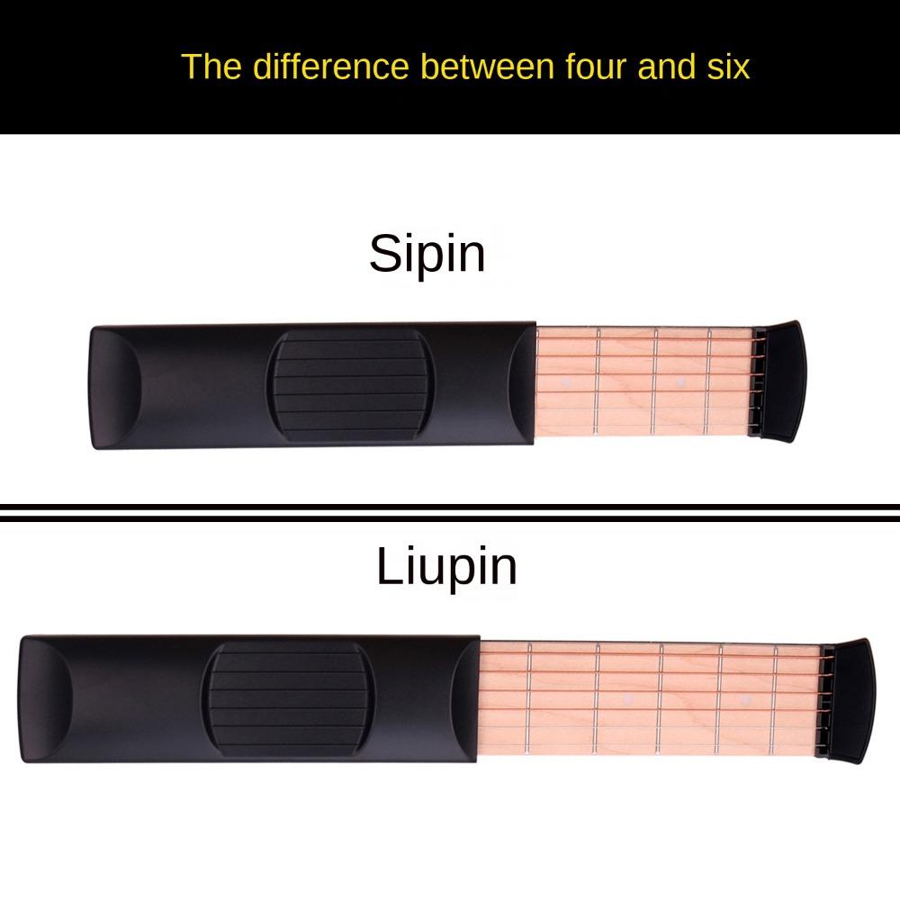 1 Set 4/6 Frets Guitar Chord Trainer 6 String Neck Chord Trainer Pocket Guitar Guitar Trainer