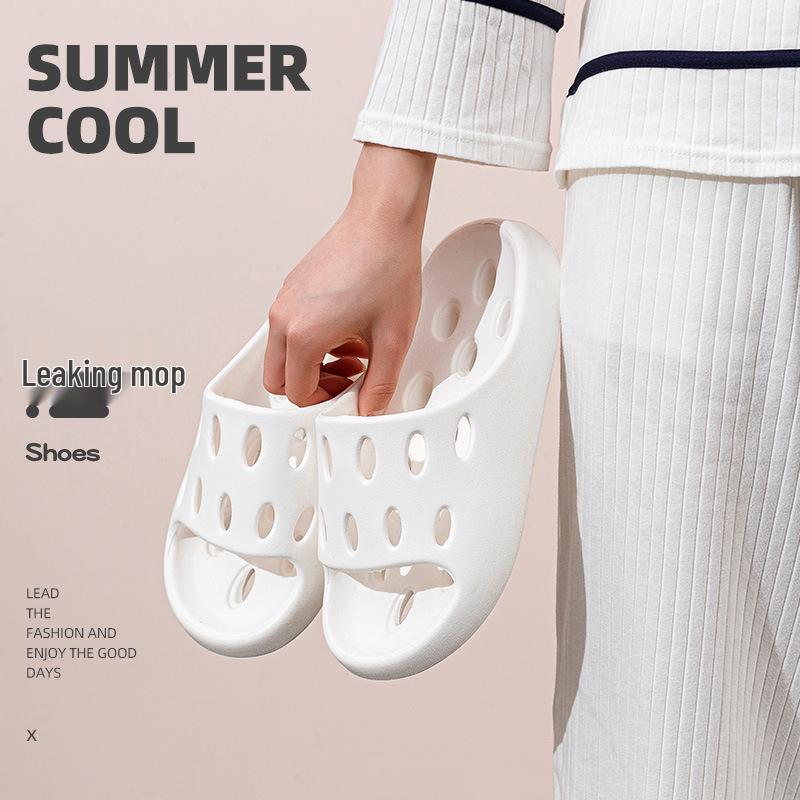 Women's Quick-Drying Non-Slip Slippers - Thick Sole Bathroom and Home Shoes for Couples, 2025 Design
